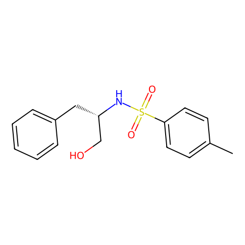 (S)-(-)-N-(1-(Hydroxymethyl)-2-phenylethyl)-4-methylbenzenesulfonamide structure