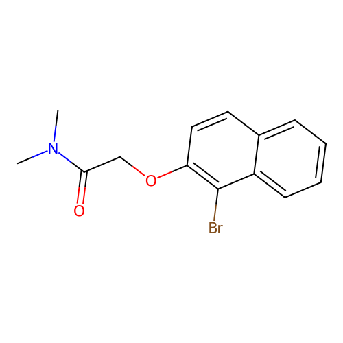 2-((1-Bromonaphthalen-2-yl)oxy)-N,N-dimethylacetamide structure