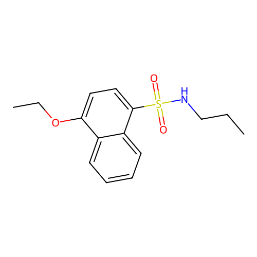 4-ethoxy-N-propylnaphthalene-1-sulfonamide structure