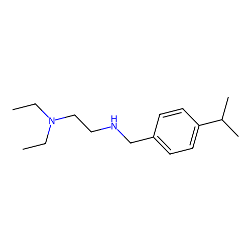 1,2-Ethanediamine, N,N-diethyl-N'-[[4-(1-methylethyl)phenyl]methyl]- structure