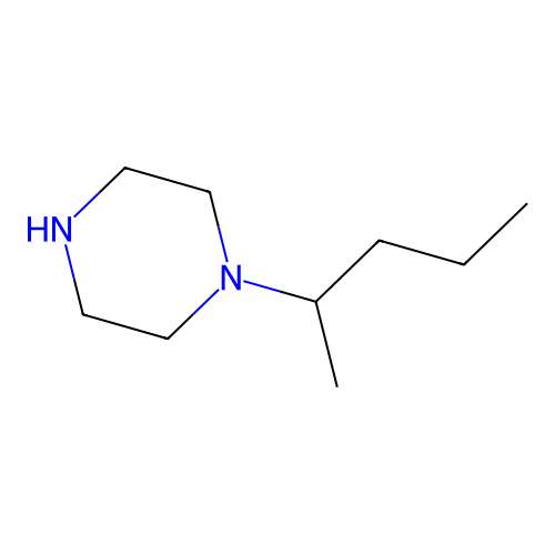 1-(2-Pentyl)piperazine structure