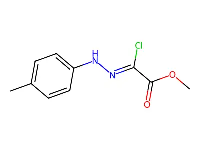 Methyl 2-chloro-2-[(4-methylphenyl)hydrazinylidene]acetate structure