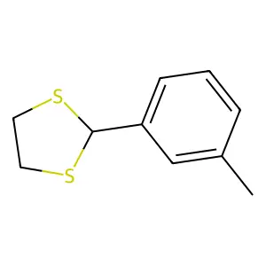 2-(间甲苯基)-1,3-二硫杂环戊烷 structure