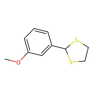2-(3-甲氧基苯基)-1,3-二硫杂环戊烷 structure