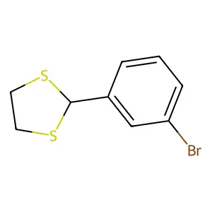 2-(3-溴苯基)-1,3-二硫杂环戊烷 structure