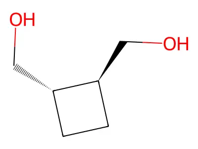 [2-(Hydroxymethyl)cyclobutyl]methanol structure