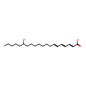 15-羟基二十碳三烯酸 structure