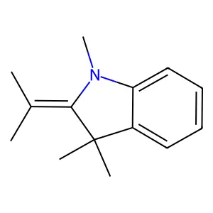 1H-Indole, 2,3-dihydro-1,3,3-trimethyl-2-(1-methylethylidene)- structure