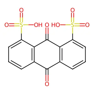 1,8-Disulfoanthraquinone structure