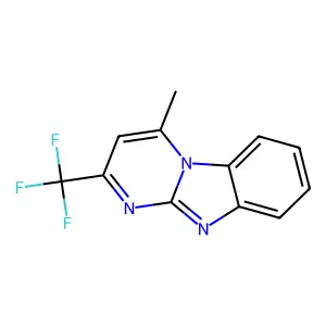 Pyrimido(1,2-a)benzimidazole, 4-methyl-2-(trifluoromethyl)- structure