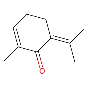 2-Cyclohexen-1-one, 2-methyl-6-(1-methylethylidene)- structure