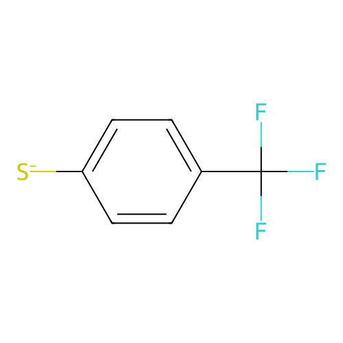 4-(Trifluoromethyl)benzenethiolate structure