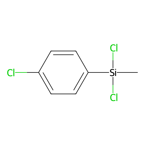 Methyl-p-chlorophenyldichlorosilane structure