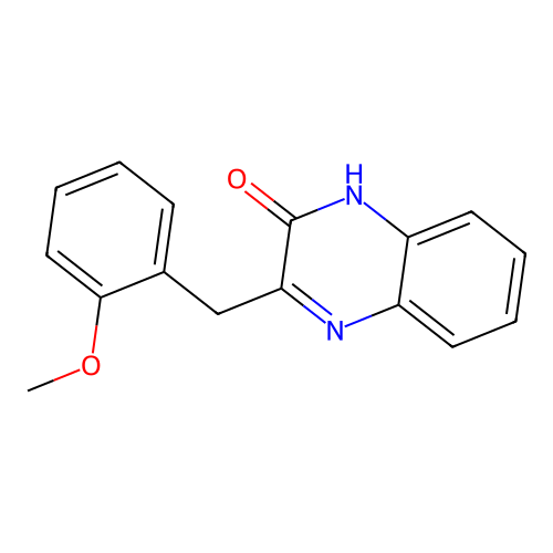 3-[(2-Methoxyphenyl)methyl]quinoxalin-2(1H)-one structure