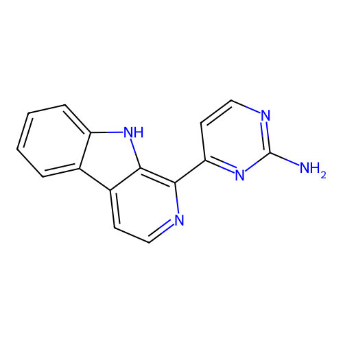 4-(9H-Pyrido(3,4-b)indol-1-yl)-2-pyrimidinamine structure