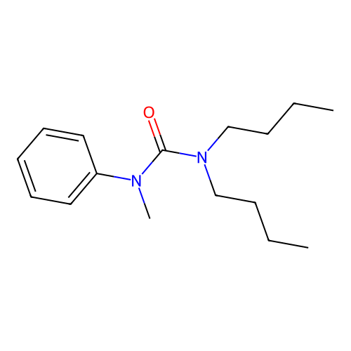 1,1-Dibutyl-3-methyl-3-phenylurea structure