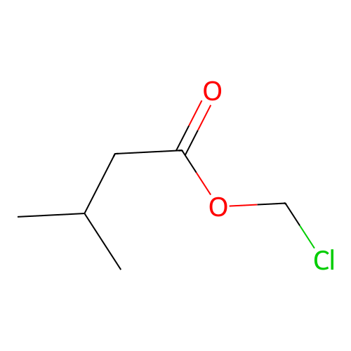 Chloromethyl 3-methylbutanoate structure