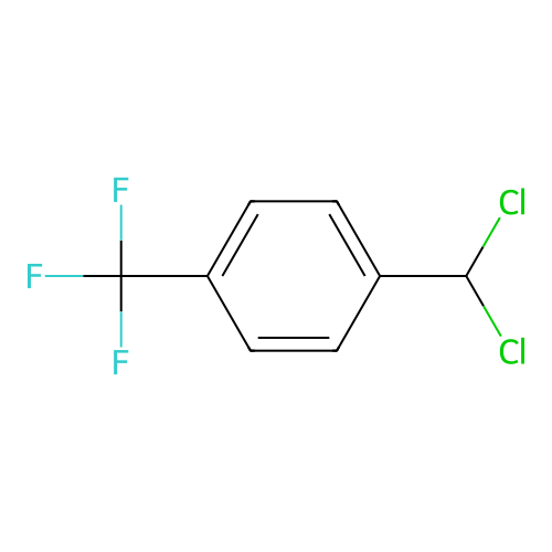 1-(Dichloromethyl)-4-(trifluoromethyl)benzene structure