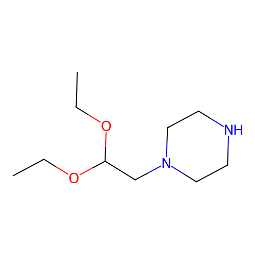 1-(2,2-Diethoxyethyl)piperazine structure