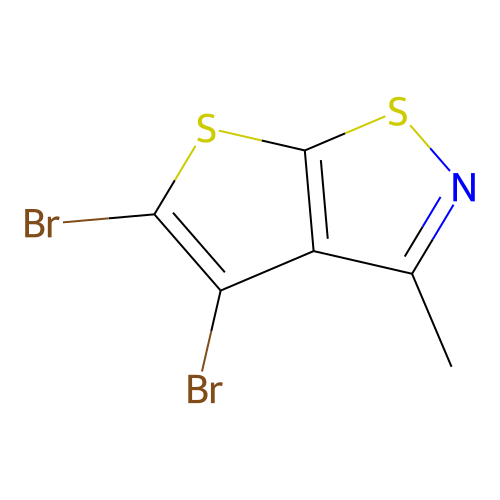 4,5-Dibromo-3-methylthieno[3,2-d]isothiazole structure