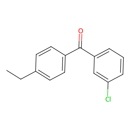 3-Chloro-4'-ethylbenzophenone structure