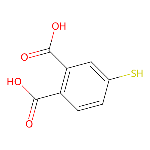 4-Mercaptophthalic acid structure