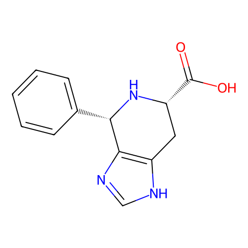 rac-(4R,6R)-4-phenyl-3H,4H,5H,6H,7H-imidazo[4,5-c]pyridine-6-carboxylic acid structure