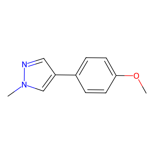 4-(4-Methoxyphenyl)-1-methyl-1h-pyrazole structure