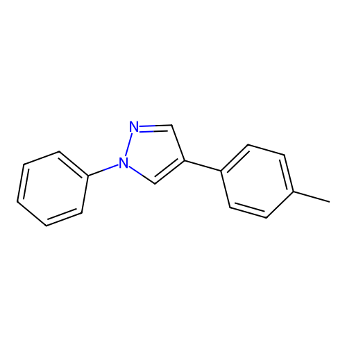 4-(4-Methylphenyl)-1-phenyl-1H-pyrazole structure