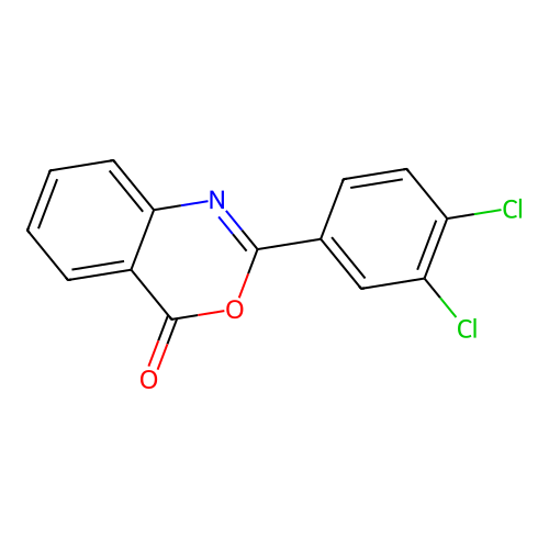 2-(3,4-Dichlorophenyl)-4H-3,1-benzoxazin-4-one structure