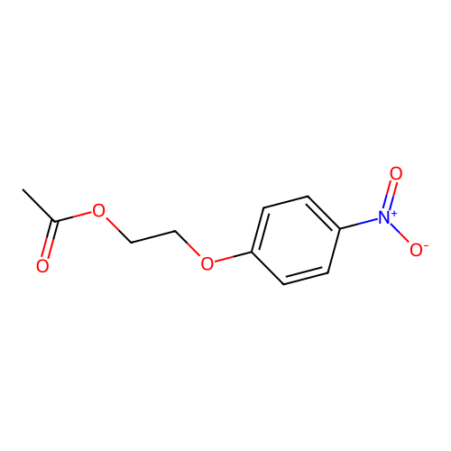 2-(4-Nitrophenoxy)ethyl acetate structure