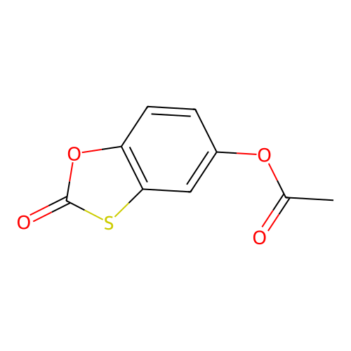 2-氧代-1,3-苯并噁硫醇-5-基乙酸酯 structure