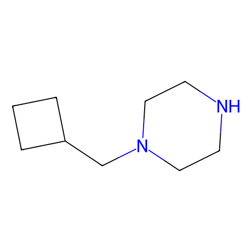 1-(Cyclobutylmethyl)piperazine structure