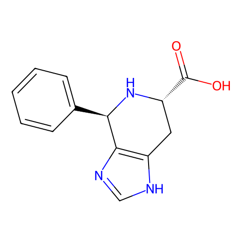 (4R,6S)-4-Phenyl-4,5,6,7-tetrahydro-3H-imidazo[4,5-C]pyridine-6-carboxylic acid structure