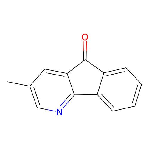 3-methyl-5H-indeno[1,2-b]pyridin-5-one structure