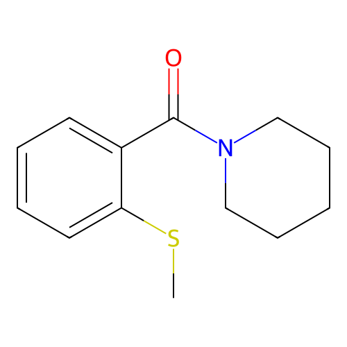 (2-Methylsulfanylphenyl)-piperidin-1-ylmethanone structure
