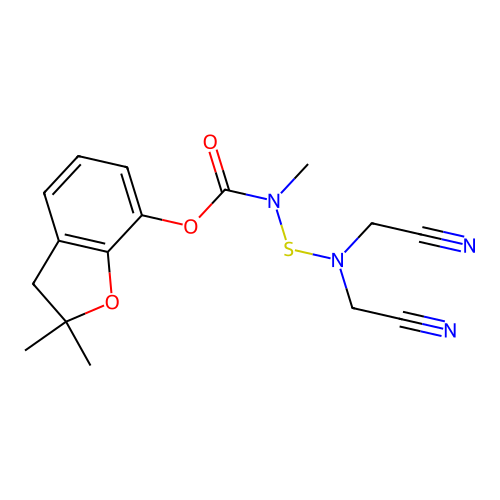 N-(bis sulfanyl-N-methyl-carbamate structure