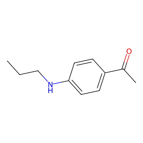 1-[4-(Propylamino)phenyl]ethanone structure