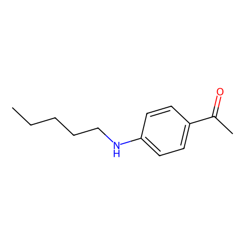 1-[4-(Pentylamino)phenyl]ethanone structure
