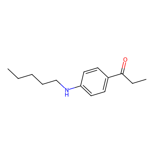 1-[4-(Pentylamino)phenyl]-1-propanone structure