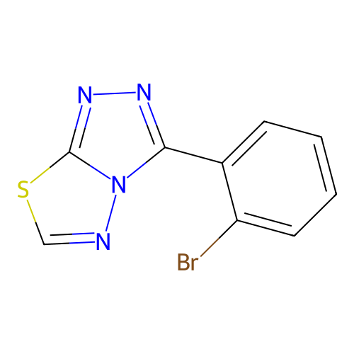 3-(2-Bromophenyl)-[1,2,4]triazolo[3,4-b][1,3,4]thiadiazole structure