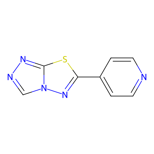 6-(Pyridin-4-yl)[1,2,4]triazolo[3,4-b][1,3,4]thiadiazole structure