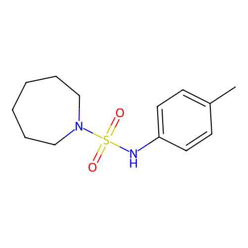 N-(4-methylphenyl)azepane-1-sulfonamide structure