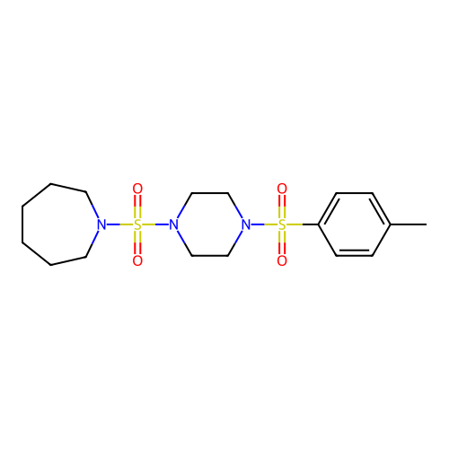 1-((4-Tosylpiperazin-1-yl)sulfonyl)azepane structure