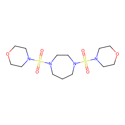 1,4-Bis(4-morpholinylsulfonyl)-1,4-diazepane structure