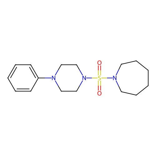 1-(4-Phenylpiperazin-1-yl)sulfonylazepane structure