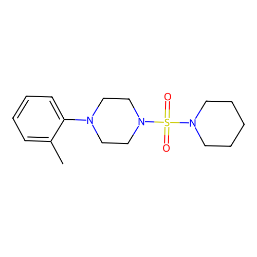 1-(Piperidin-1-ylsulfonyl)-4-(o-tolyl)piperazine structure