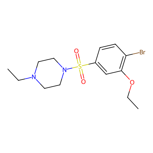 1-(4-Bromo-3-ethoxyphenyl)sulfonyl-4-ethylpiperazine structure