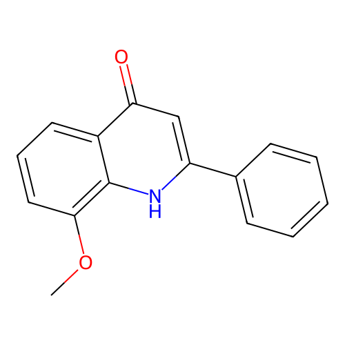 4-Hydroxy-8-methoxy-2-phenylquinoline structure