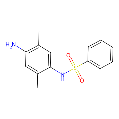 N-(4-amino-2,5-dimethylphenyl)benzenesulfonamide structure